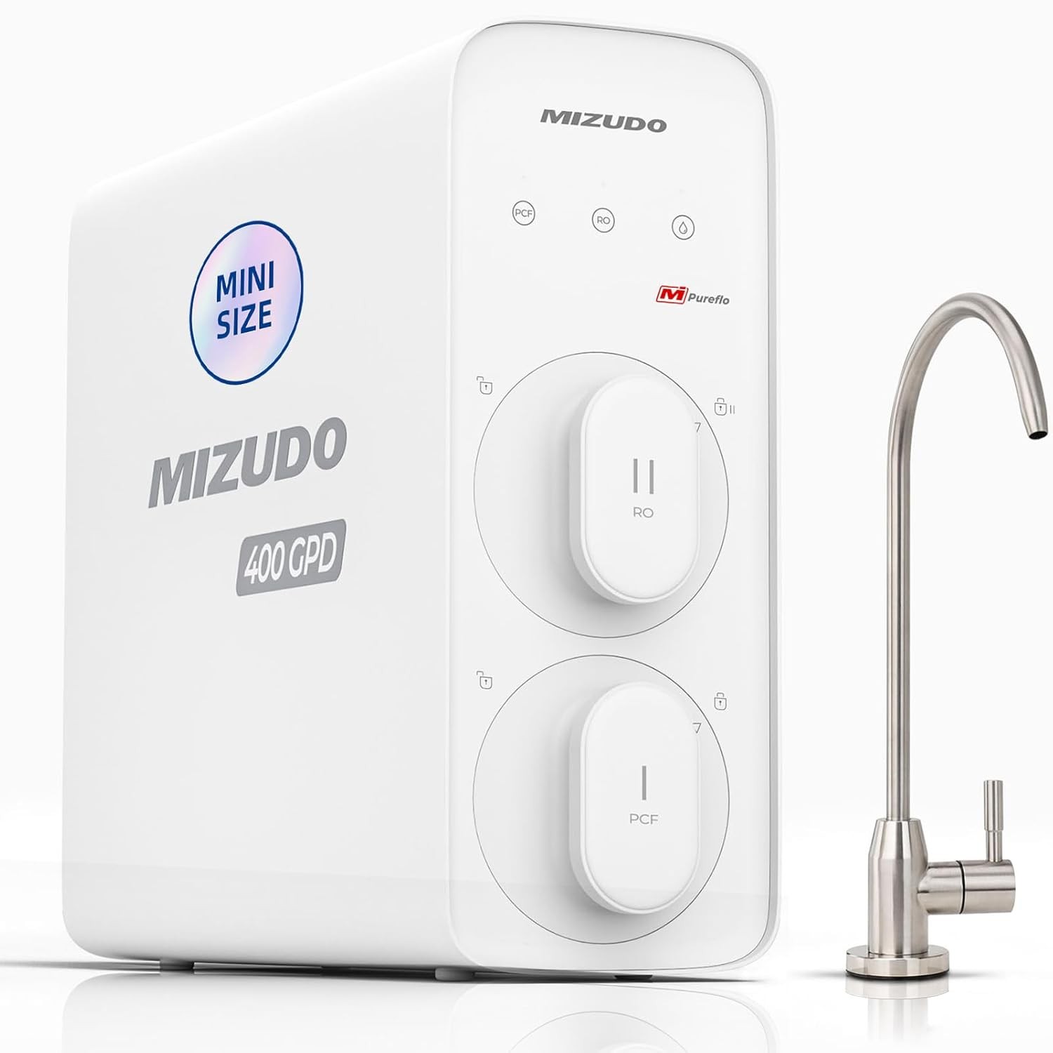MIZUDO 400GPD Reverse Osmosis System 8-stage Filtration -Certified Refurbished !