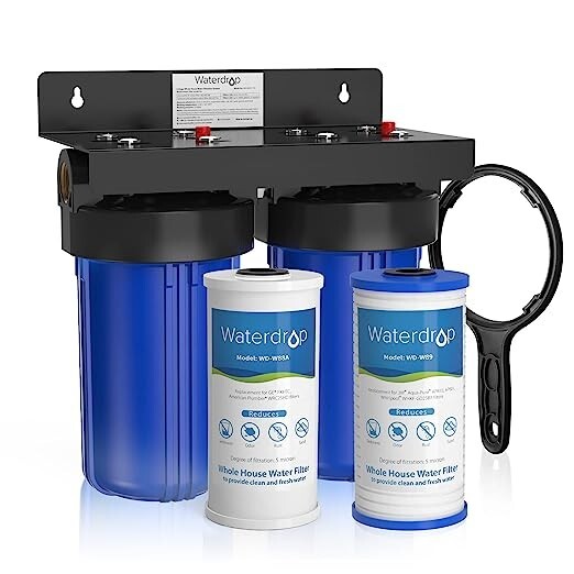 Waterdrop Whole House Water Filter System, Certified Refurbished, Reduce Lead