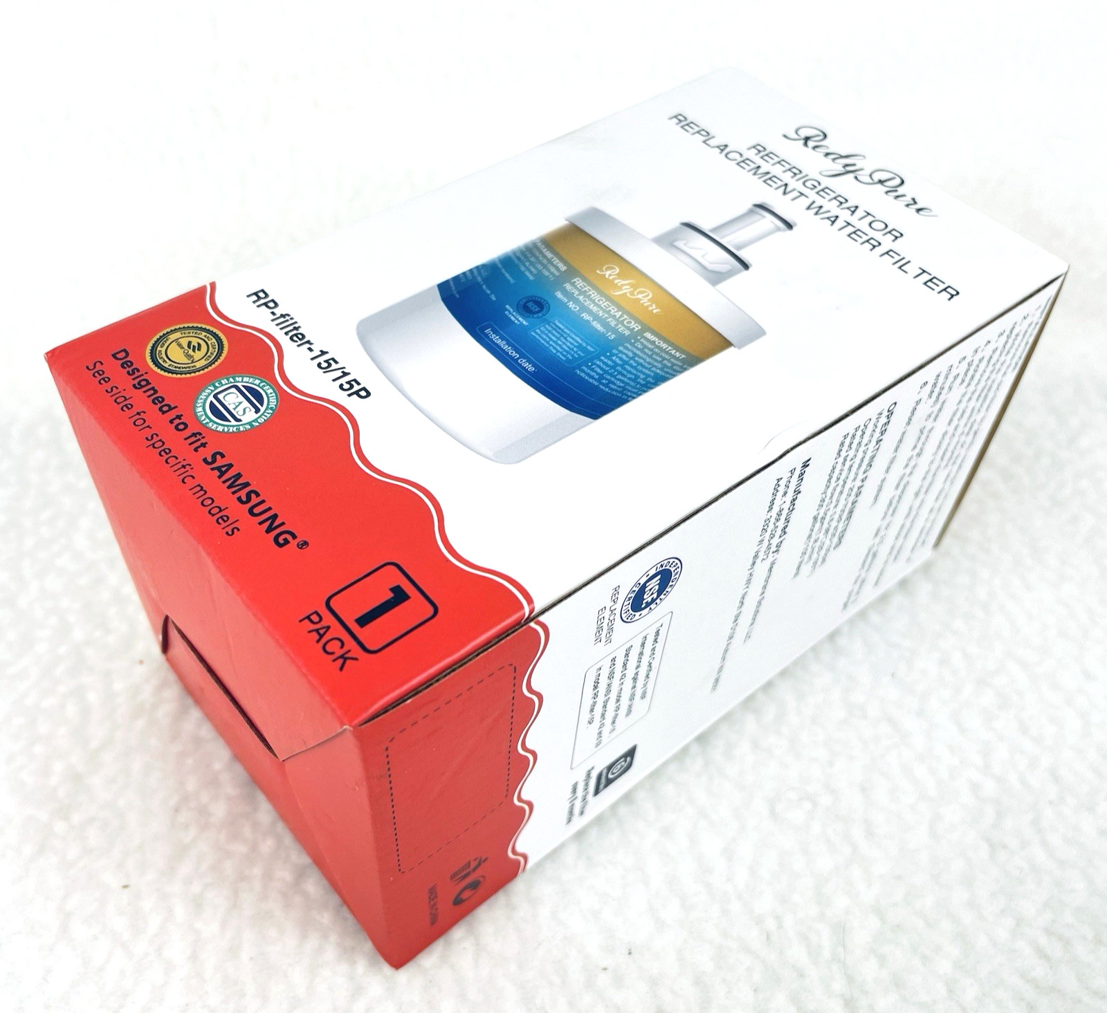 REDYPURE Samsung Refrigerator RP-Filter-15/15P Water Filter Refrigerator Filter