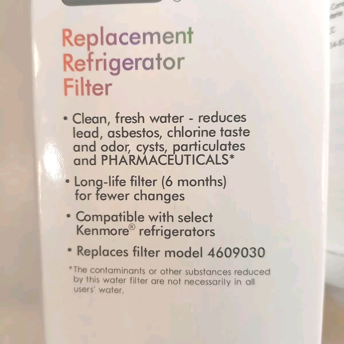 Kenmore 46-9083 9083 Refrigerator Replacement Water Filter Cartridge 1 Pack OEM