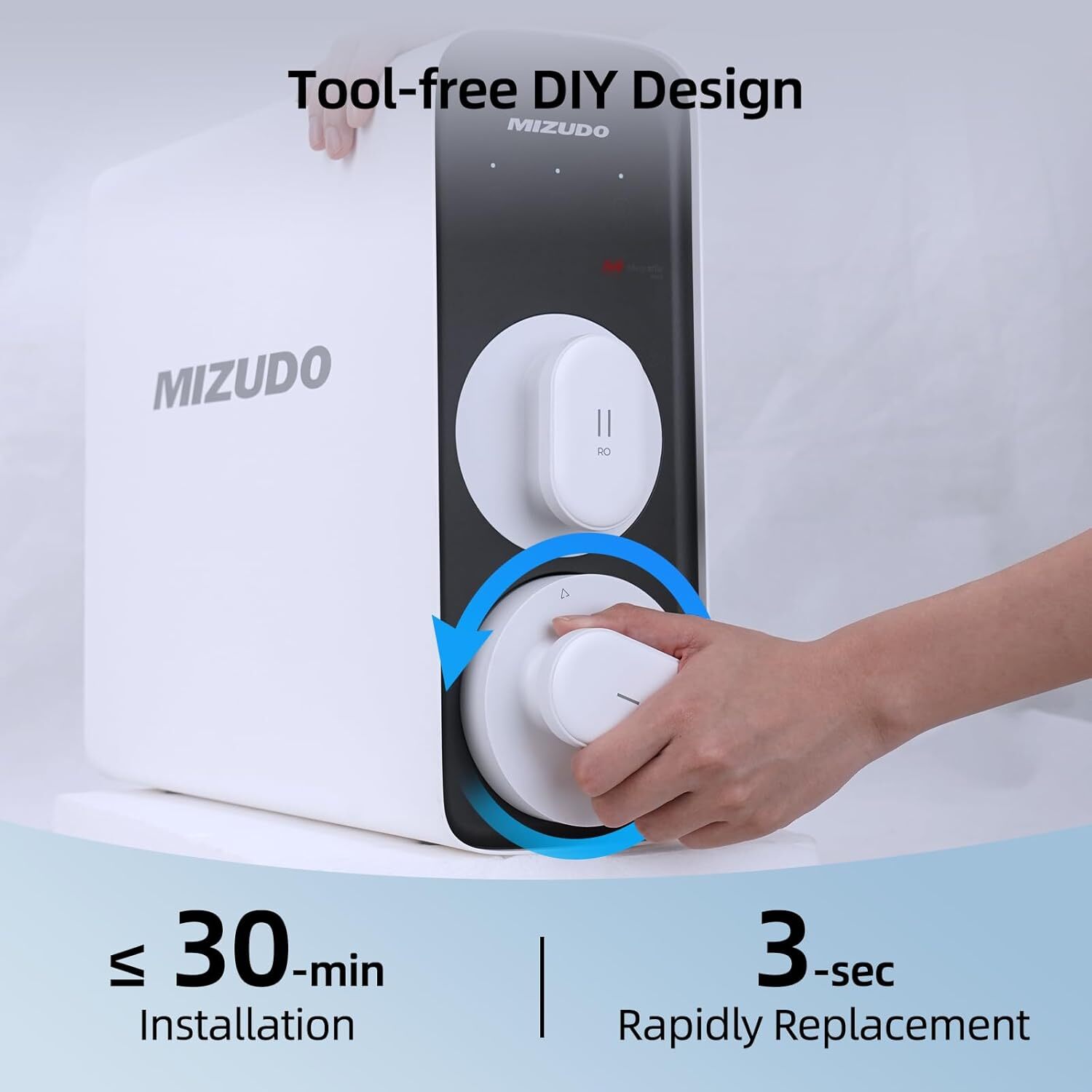 MIZUDO Replacement Filter, Replacement for *Megaflo Mini 600GPD Reverse Osmosis