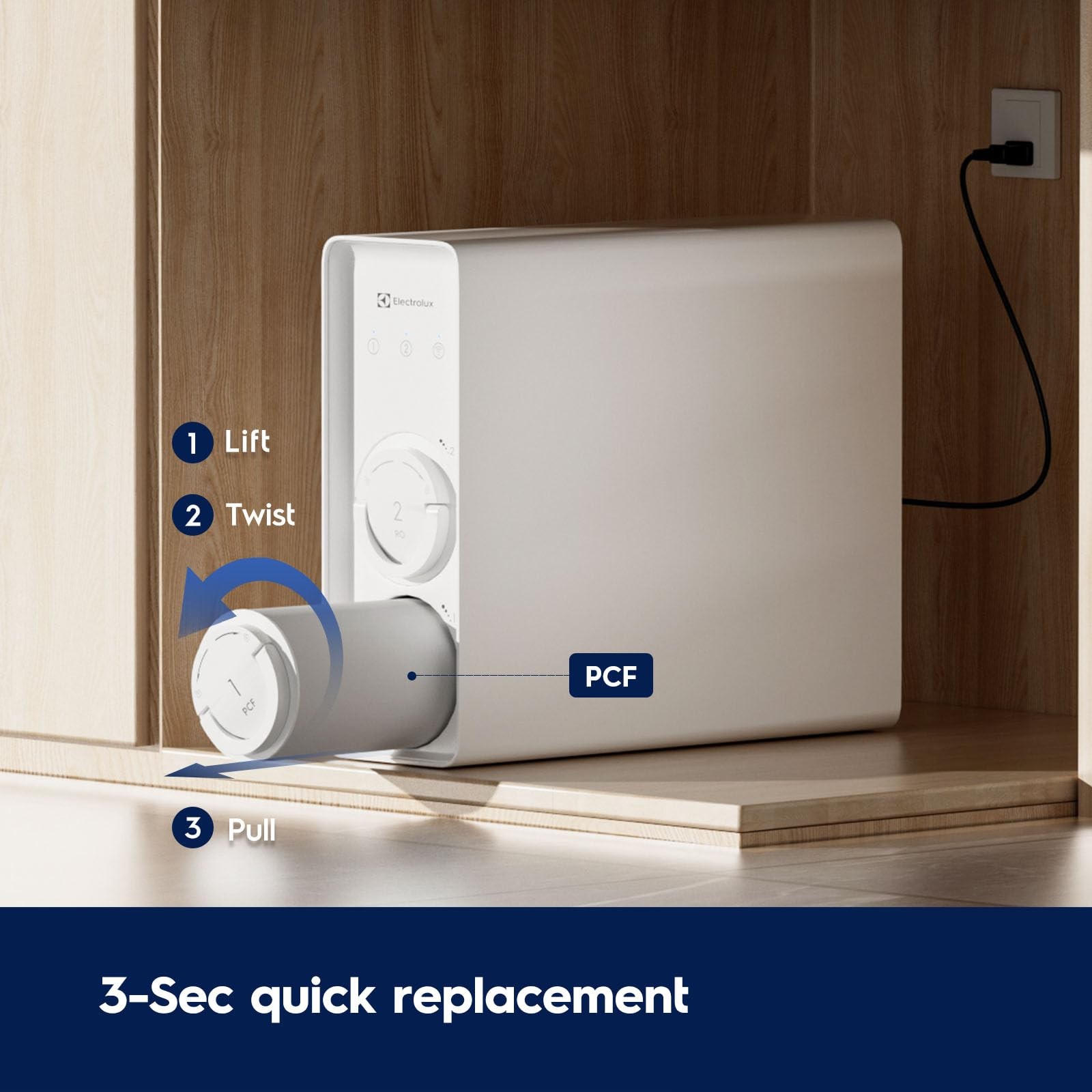 PureEssence PCF-MNR Mineralization Filter, Under-Sink Tankless RO Post-Carbon…