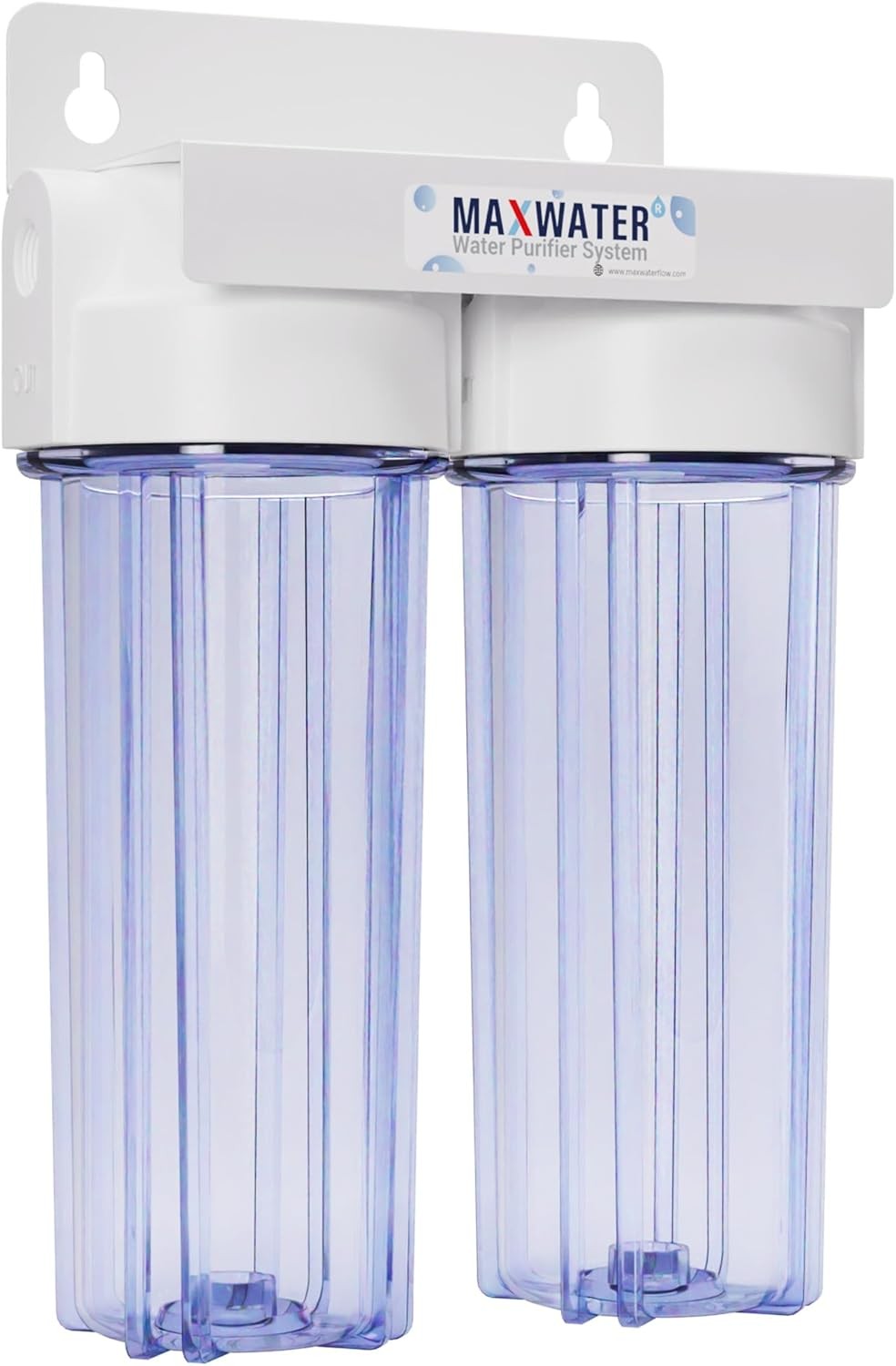 Max Water 10″ 2 Stage Whole House Standard Home Water Filter Syste