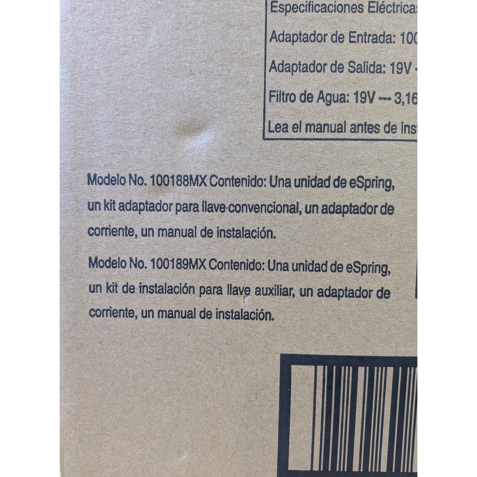 Amway eSpring Water Purifier System White 100188MX Countertop Unit