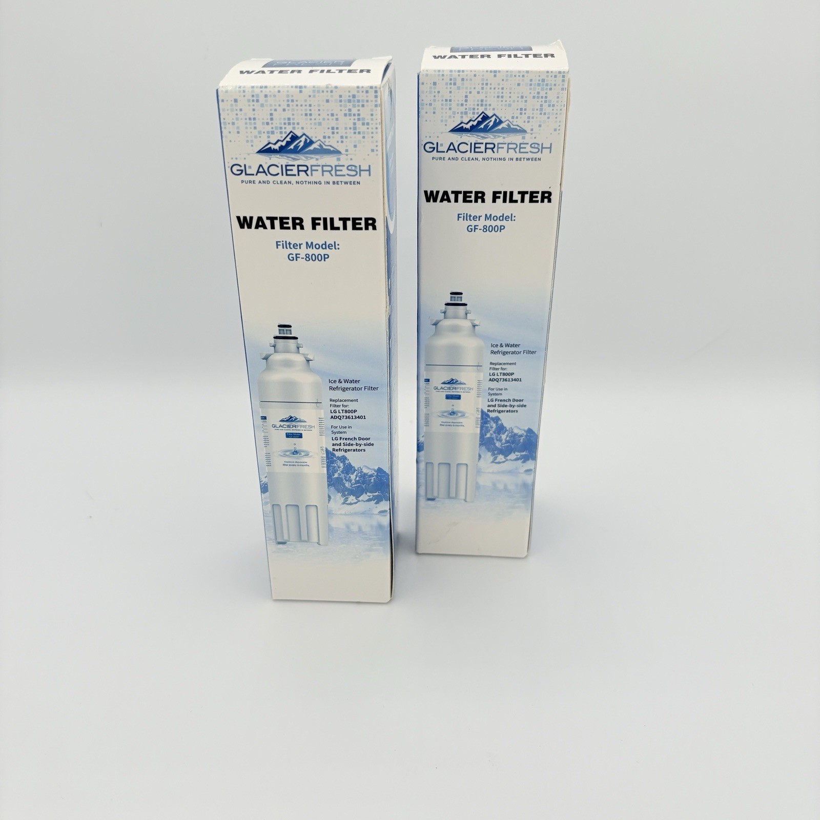 Glacier Fresh GF-800P Refrigerator Water Filter – LG French Door & Side by Side