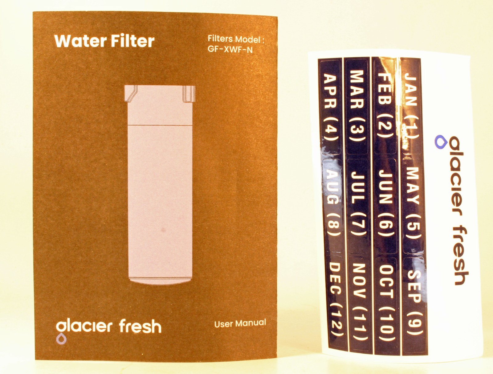 Glacier Fresh refrigerator water filter gf-xwf-n replaces xwfe-xwf for GE NEW