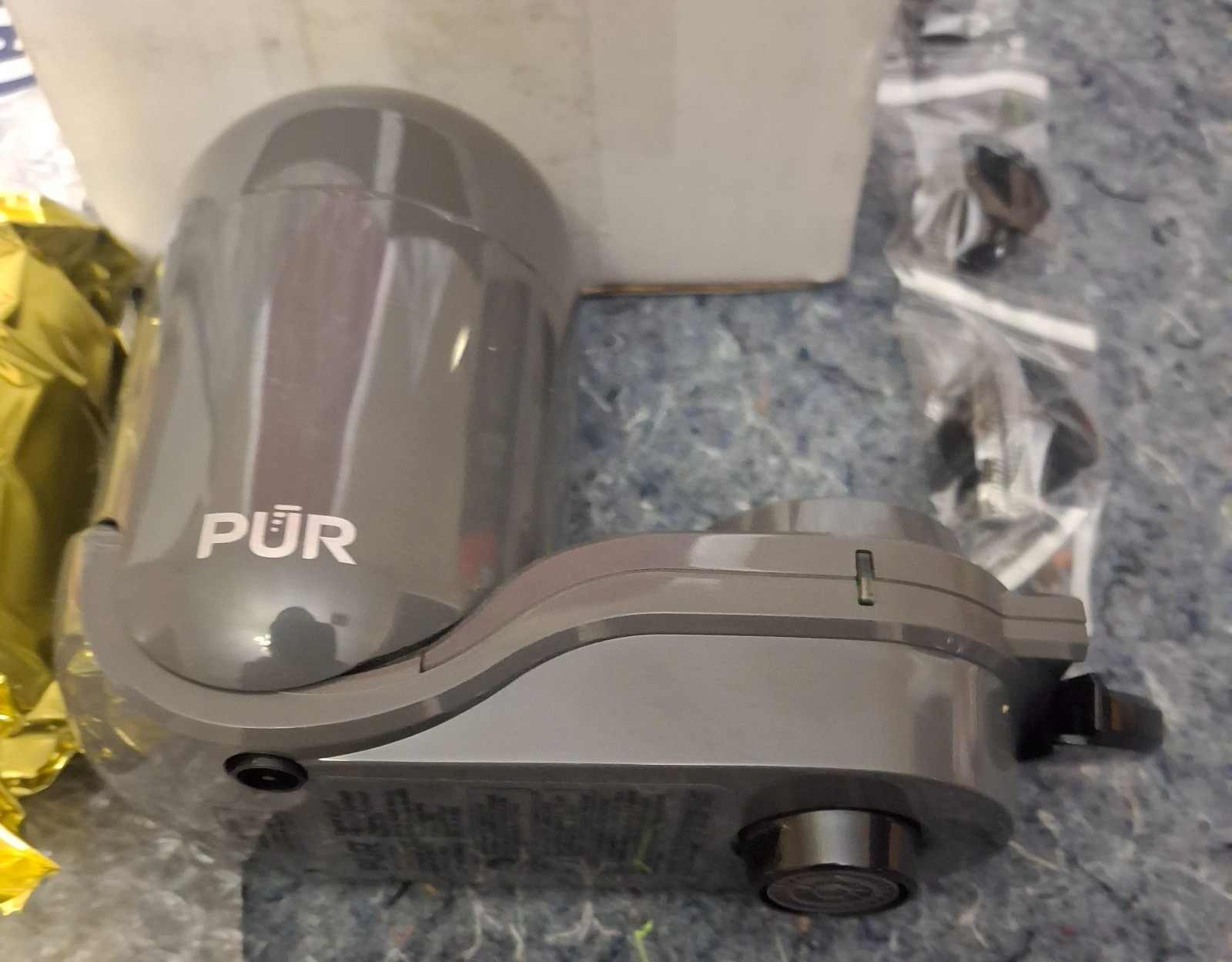 PUR Faucet Mount Water Filtration System FM2500V Gray w/ Pur RF-9999 Filter