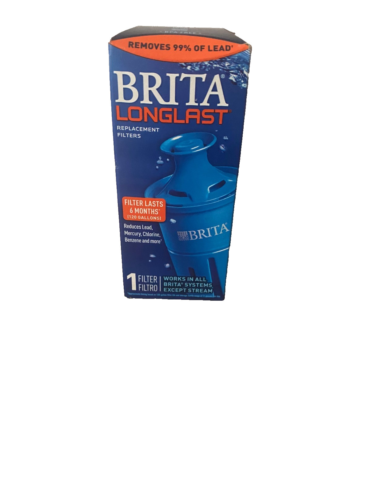NEW Brita Elite Water Filter Advanced Carbon Core Technology Pitcher Replacement