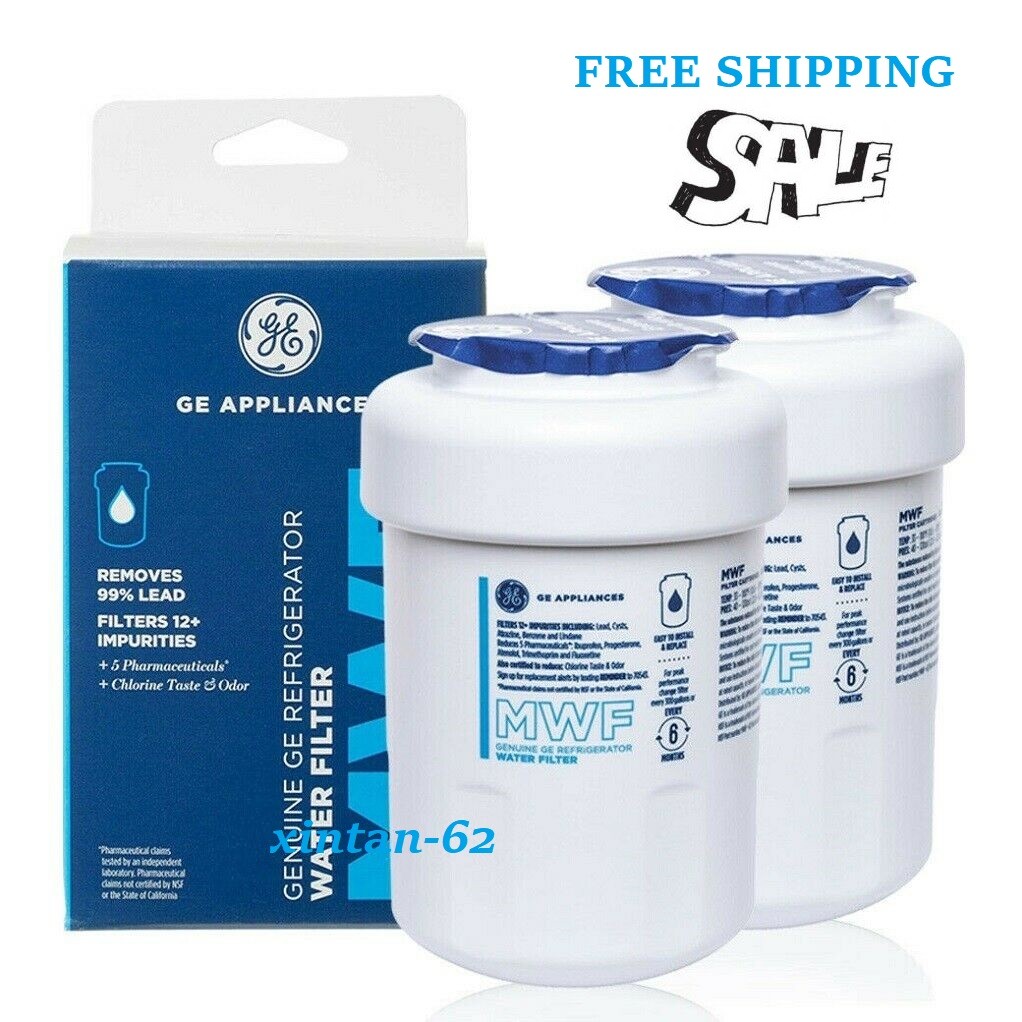 2 PACK GE MWF MWFP 46-9991 GWF Smartwater Genuine Refrigerator Water Filter
