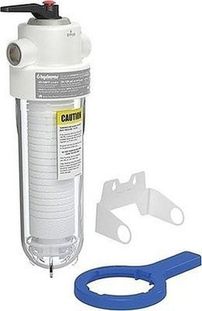 Whole House Water Filter System Hydrovos HV-WHP10-VIH-5M 3/4in Stainless #R049
