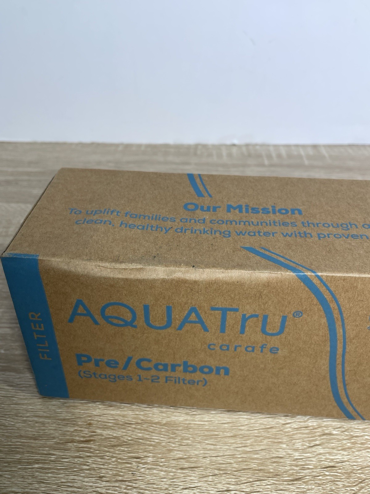 AquaTru Carafe Pre/Carbon Stage 1-2 Filter 10AT100SF01 New Open Box