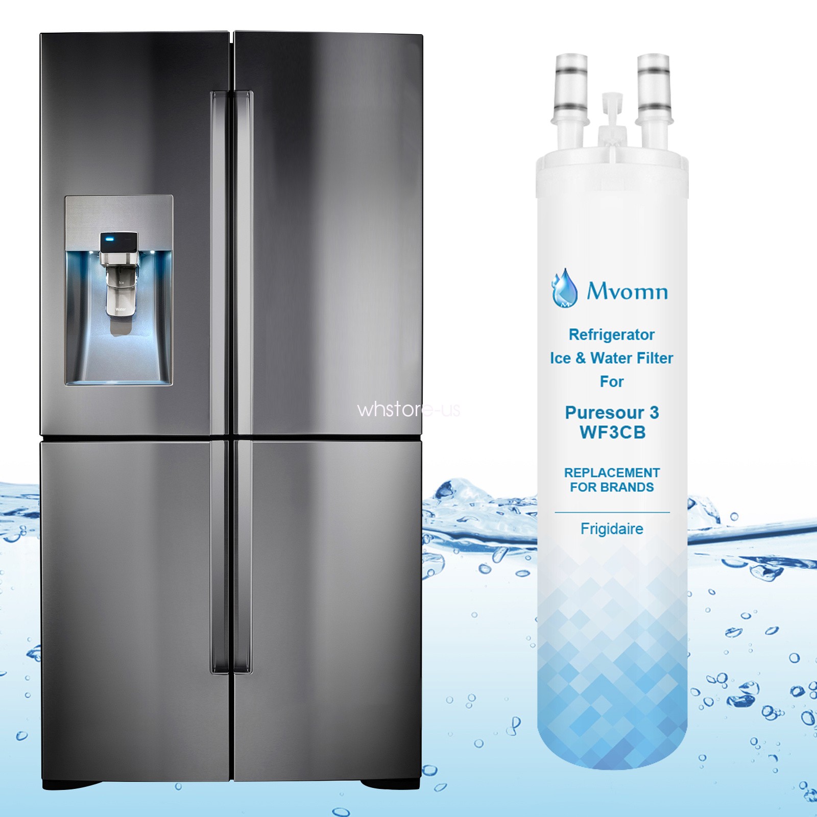 3 PACK FOR Genuine Frigidaire WF3CB Puresource3 Refrigerator Water & Ice Filter