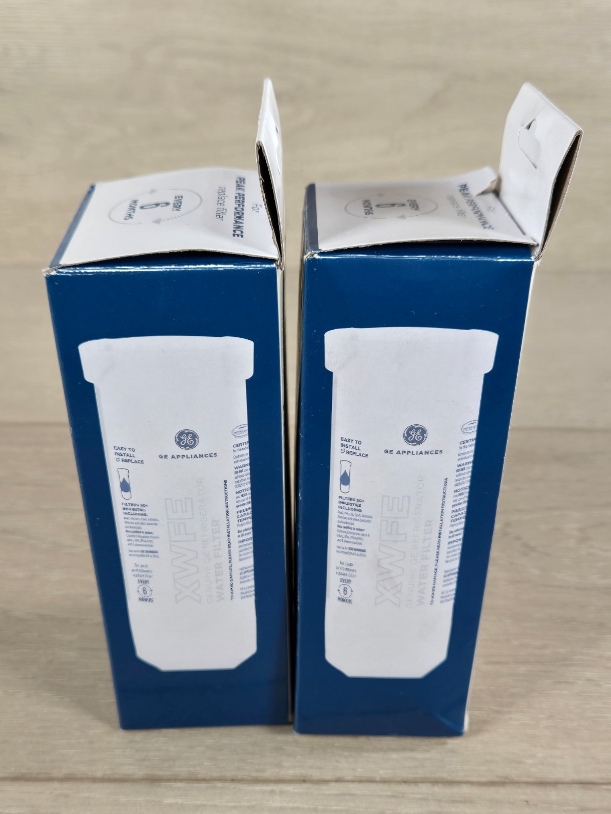 2-PACK! GE XWFE Refrigerator Water Filter Genuine Replacement