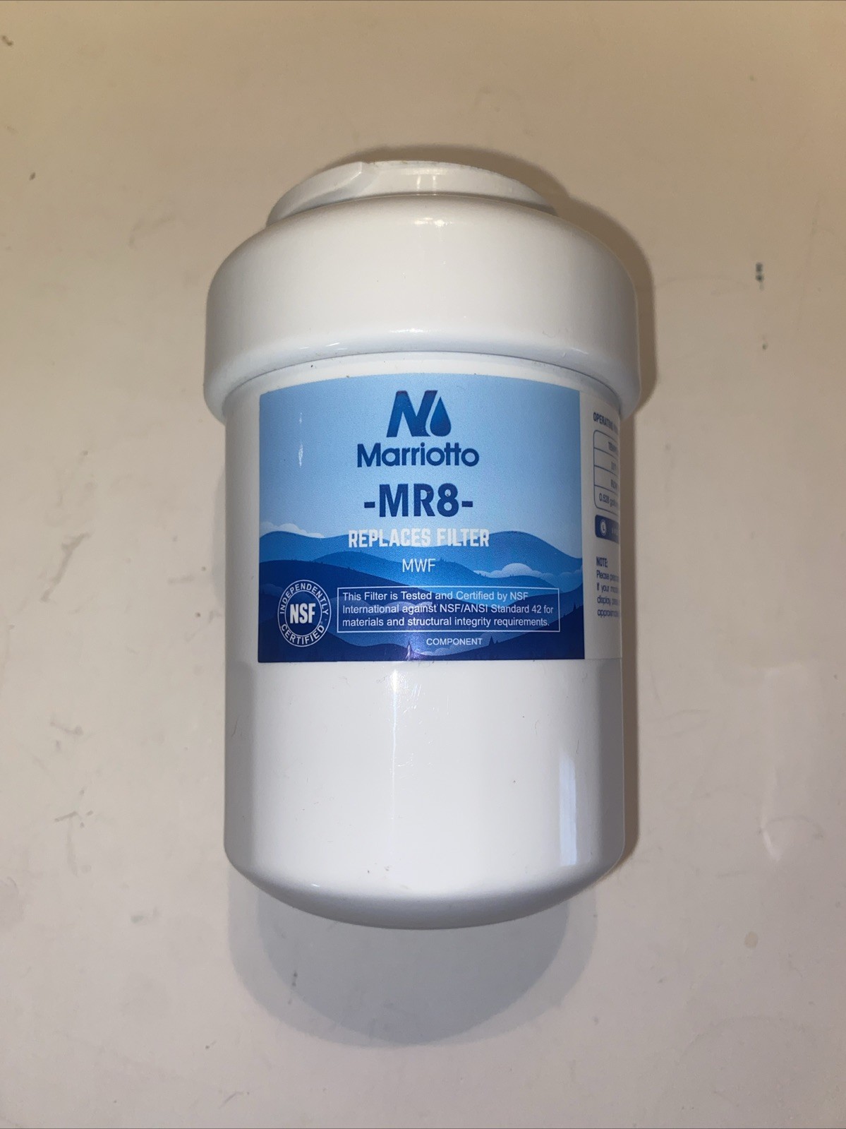 MARRIOTTO Refrigerator Water Filter Replacement – MR8 New O