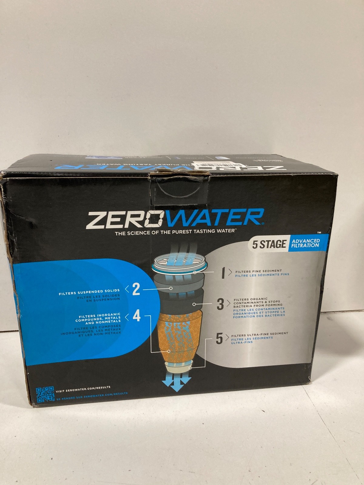 Culligan ZeroWater 32-Cup Ready-Read 5-Stage Water Filtration Dispenser Used