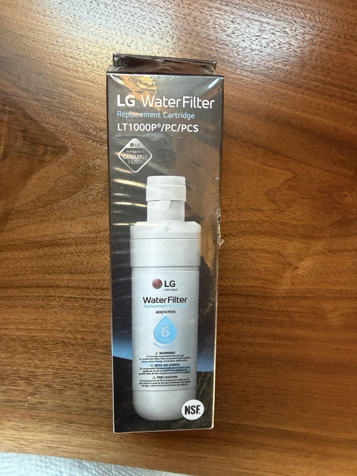 Single Pack LG-LT1000P Refrigerator Fridge Ice Water Filter Replacement