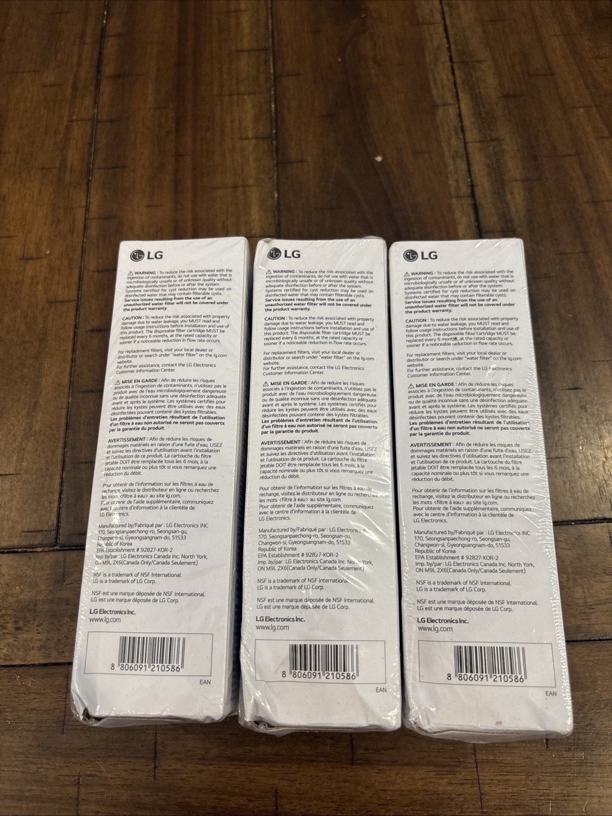 3 — LG LT1000P Replacement Refrigerator Water Filter Genuine NEW