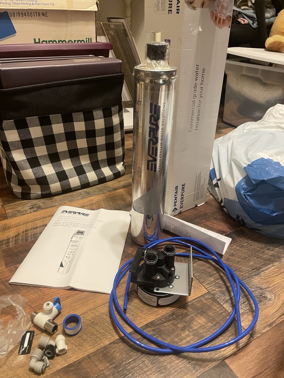 Everpure EV927151 H-300-NXT Drinking Water Filter System, Silver