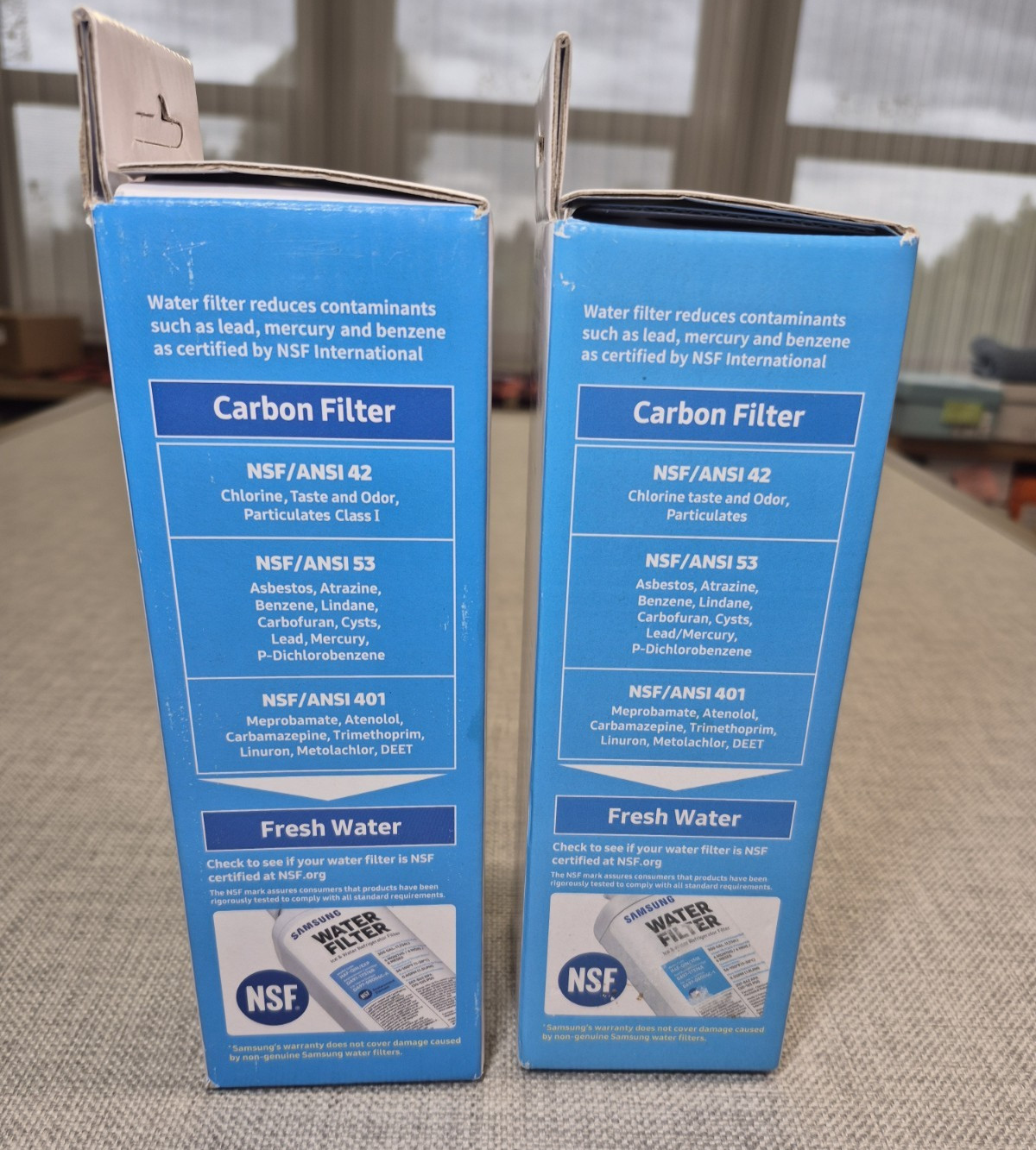 (2-Packs) Genuine Samsung HAF-QIN/EXP Ice Water Filter Refrigerator DA97-17376B