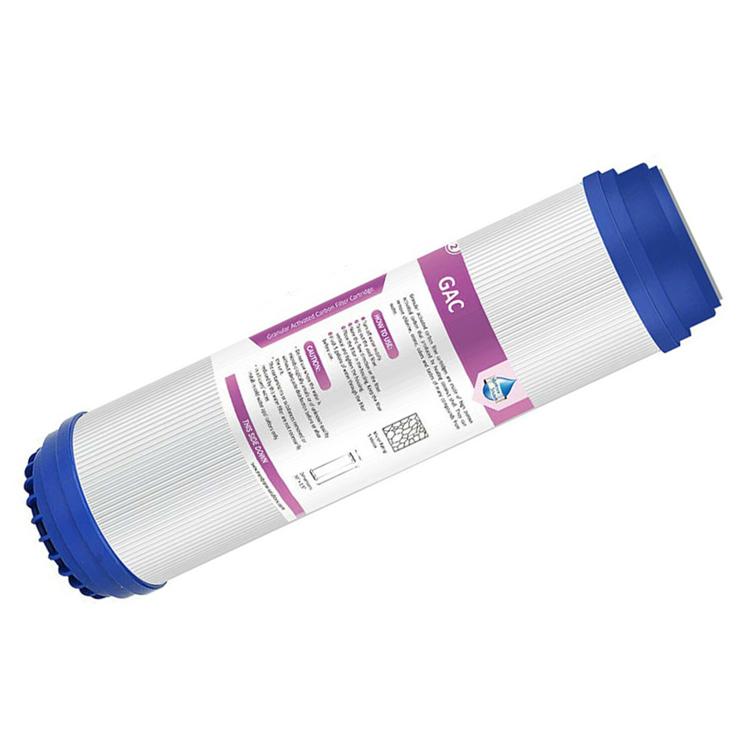 3-Stage Reverse Osmosis RO Sediment GAC Water Filter Replacement Cartridges Set