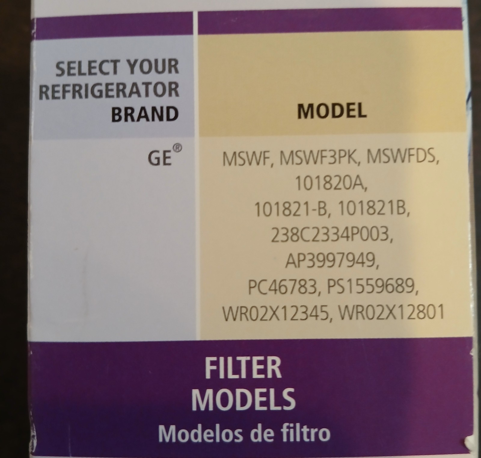 Culligan Refrigerator Replacement Cartridge Filter RF-G2A Replaces Multiple GE