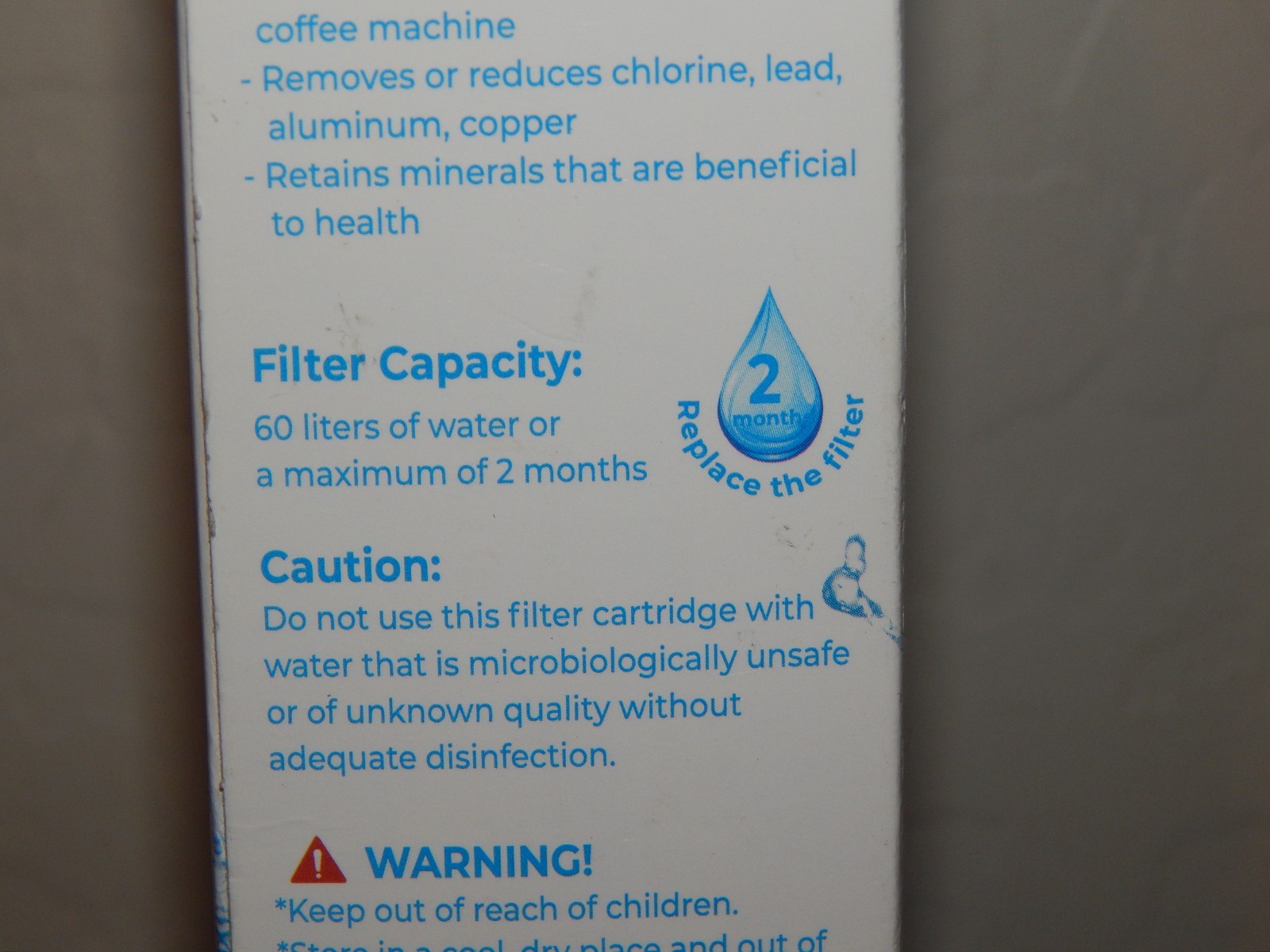 2 packs Water Filter Compatible with Longhi Filter ECAM ETAM, EC680,