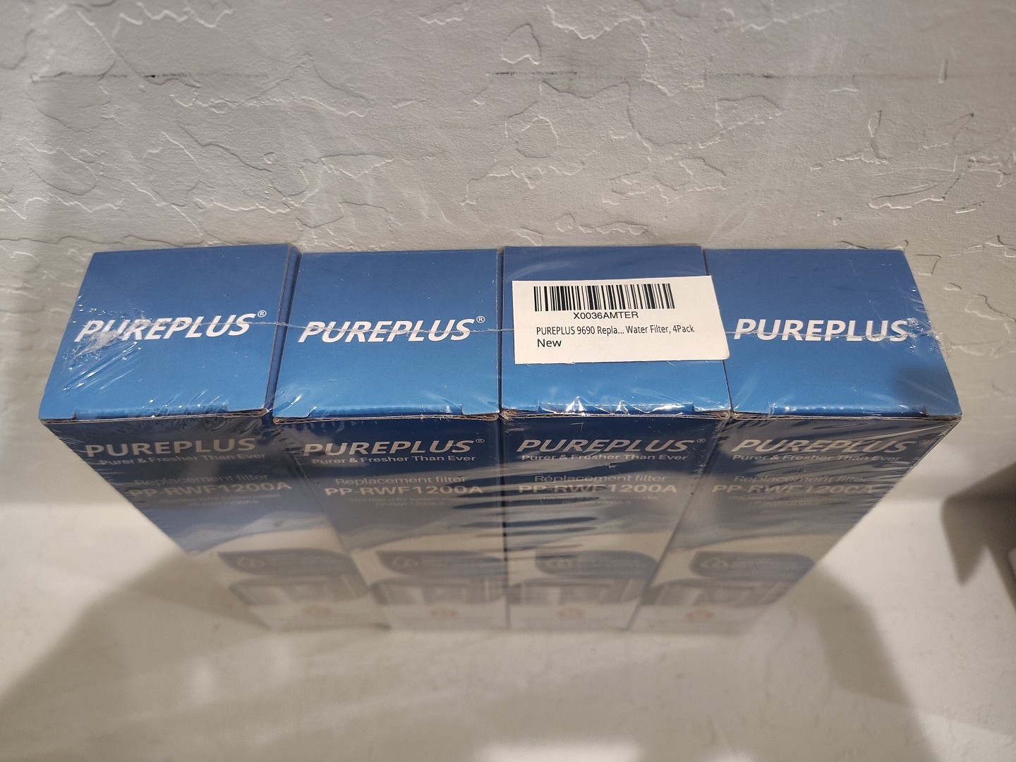 PUREPLUS PP-RWF1200A 4-Pack Water Filters — Fits LG LT700P / ADQ360061 & Kenmore