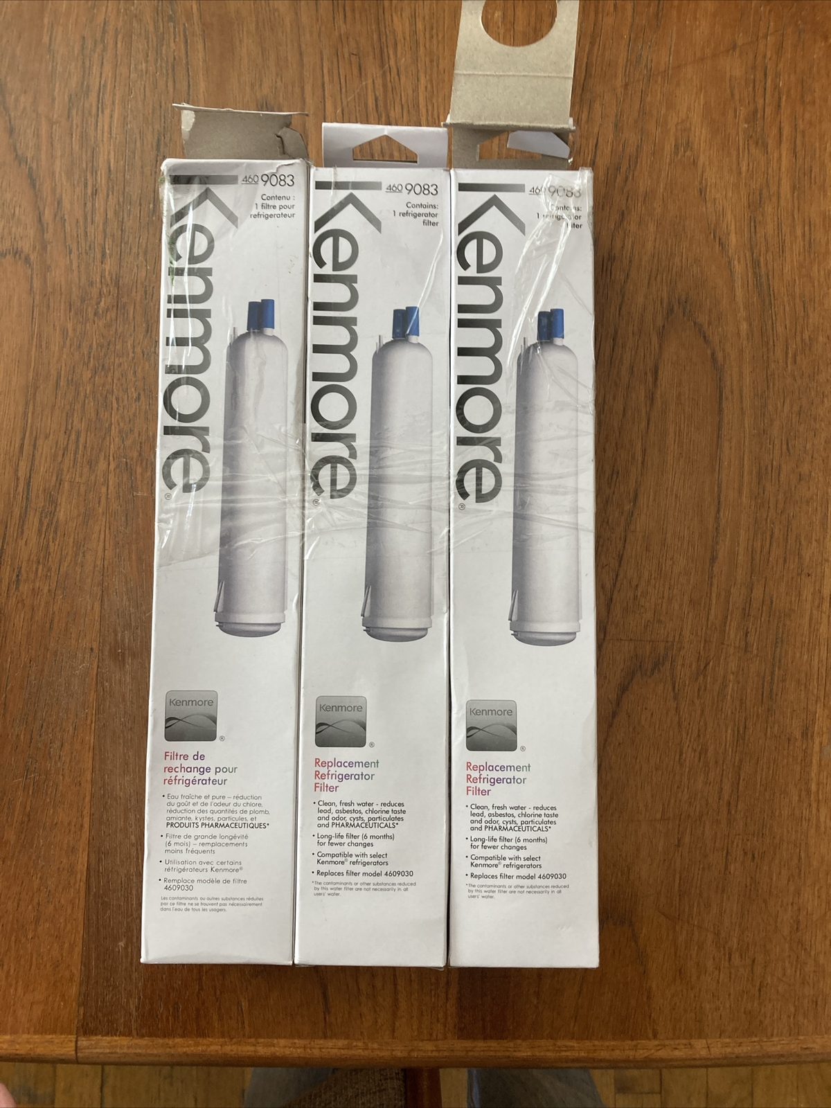 (3) 460-9083 Replacement Refrigerator Water Filter Cartridges Fits: Kenmore