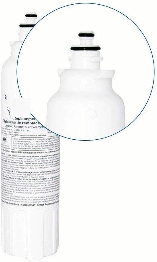 3PCS LG LT800P Refrigerator Replacement Water Filter New Sealed fit ADQ736134
