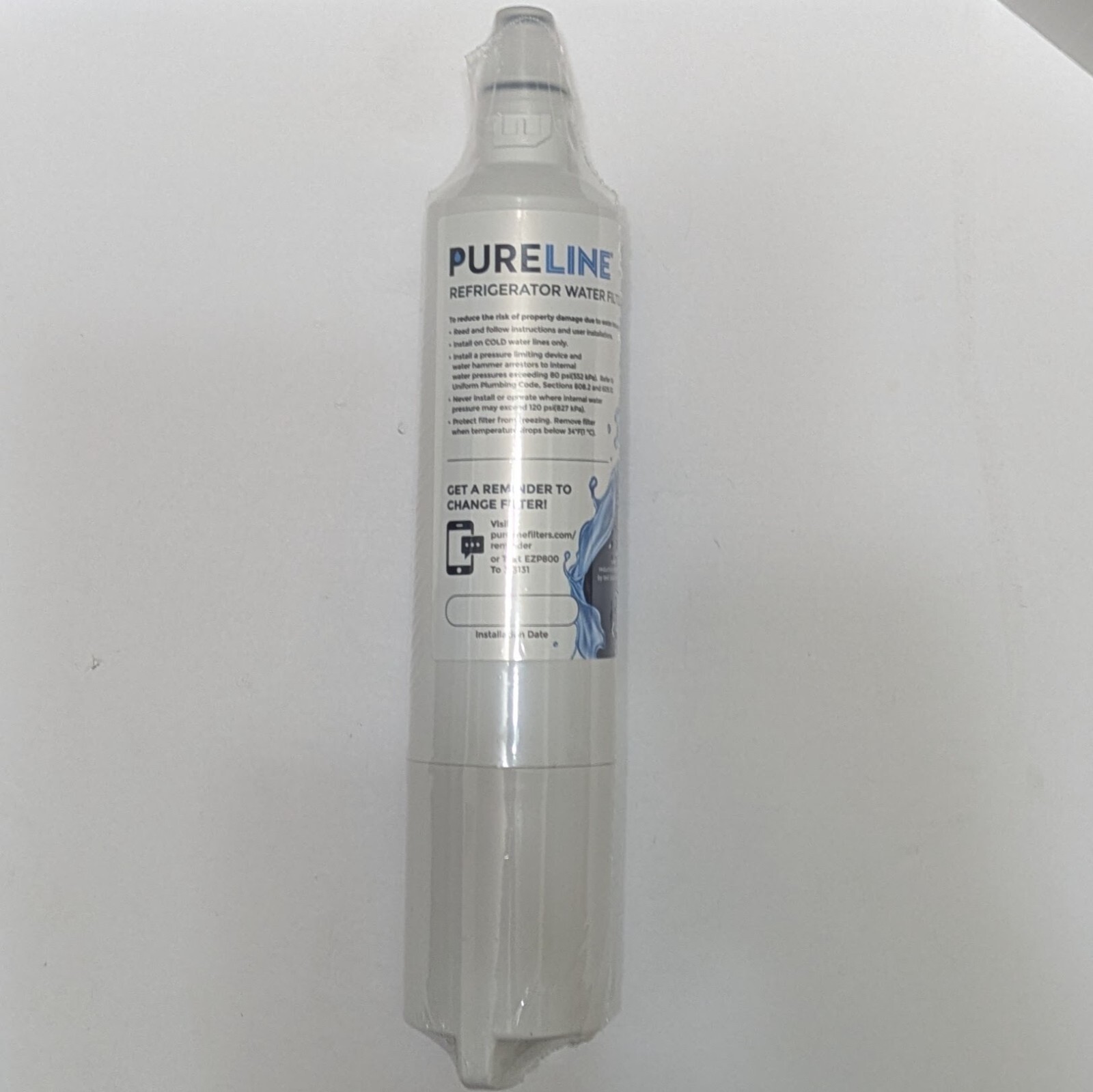 1 SEALED PureLine Refrigerator Water Filter PL-800s Filter LIfe 300 Gallons