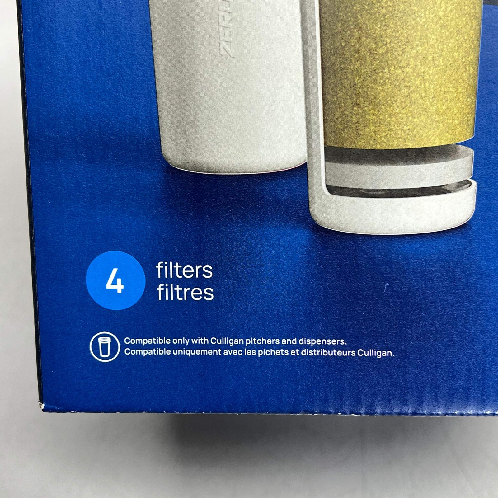 CULLIGAN (4 PACK) 5-stage Filter Replacements For Zero Water Pitcher ZEROF04