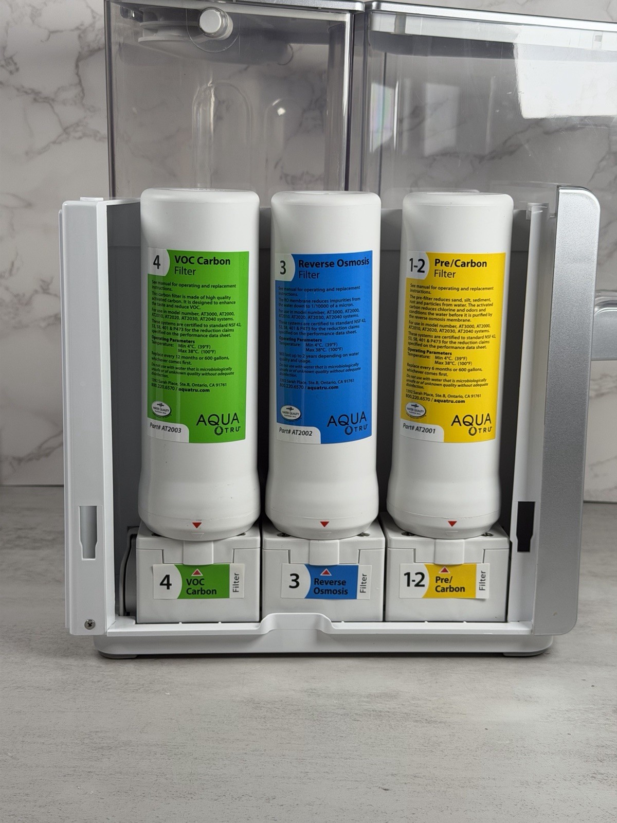 AquaTru AT2010 Countertop Water Filter Purification Reverse Osmosis