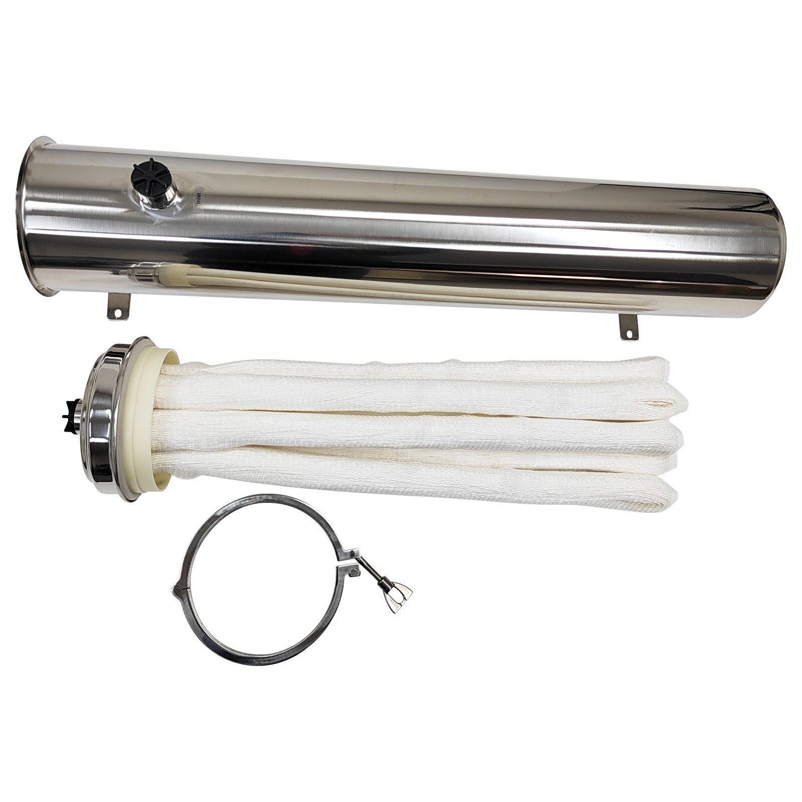 PVDF Ultrafiltration Membrane Filter 304 Stainless Steel Housing 0.01μm 8000L/h
