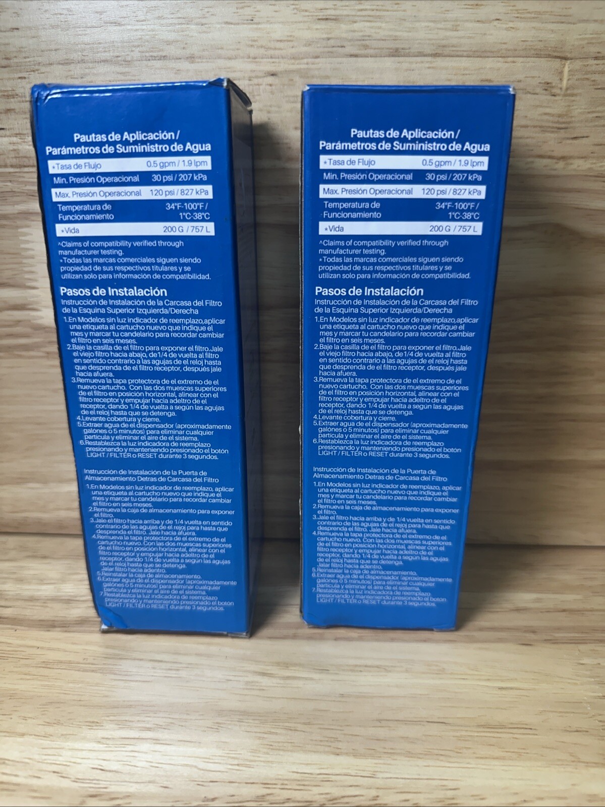 PurePlus RWF4700AC Water Filter 2 Pack & AF004 Carbon Air Filter 2 pack