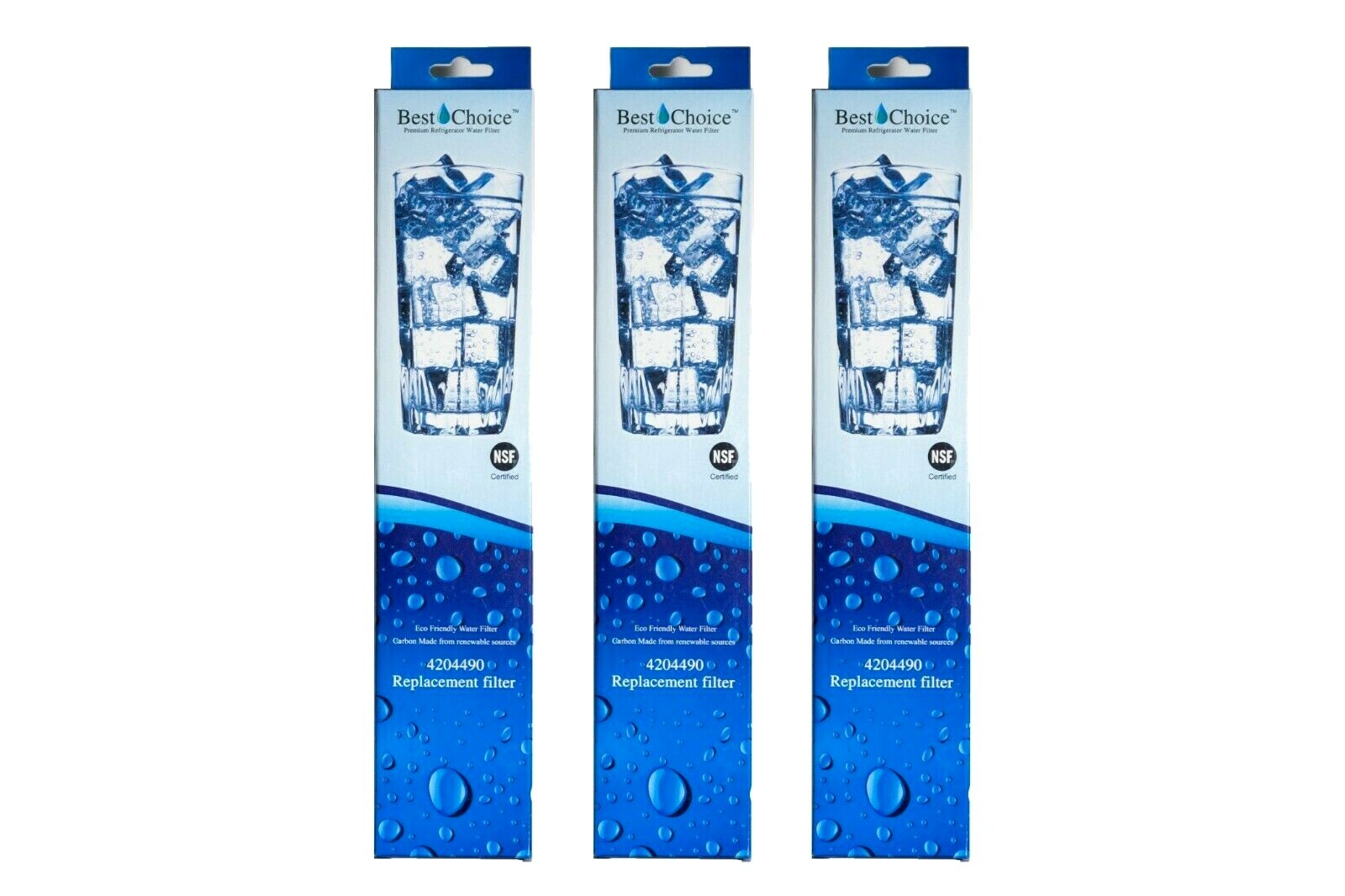 3X Fits InSinkErator F-1000 Sub-Zero 4204490 4290510 Refrigerator Water Filter