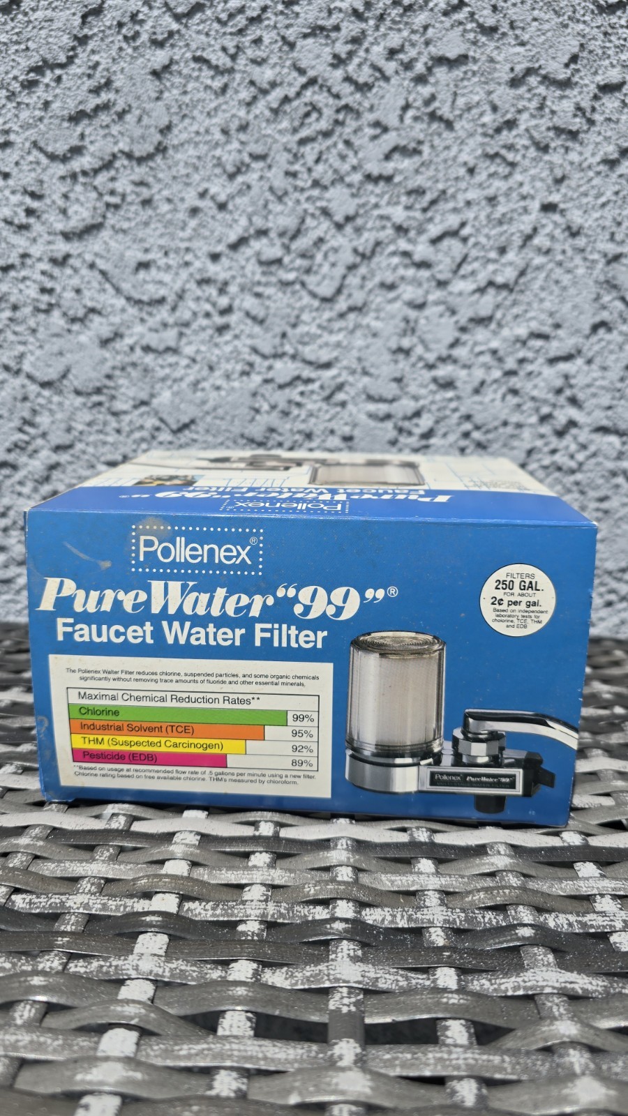 NOS 1986 Pollenex Pure Water “99” Faucet Water Filter Model WP90