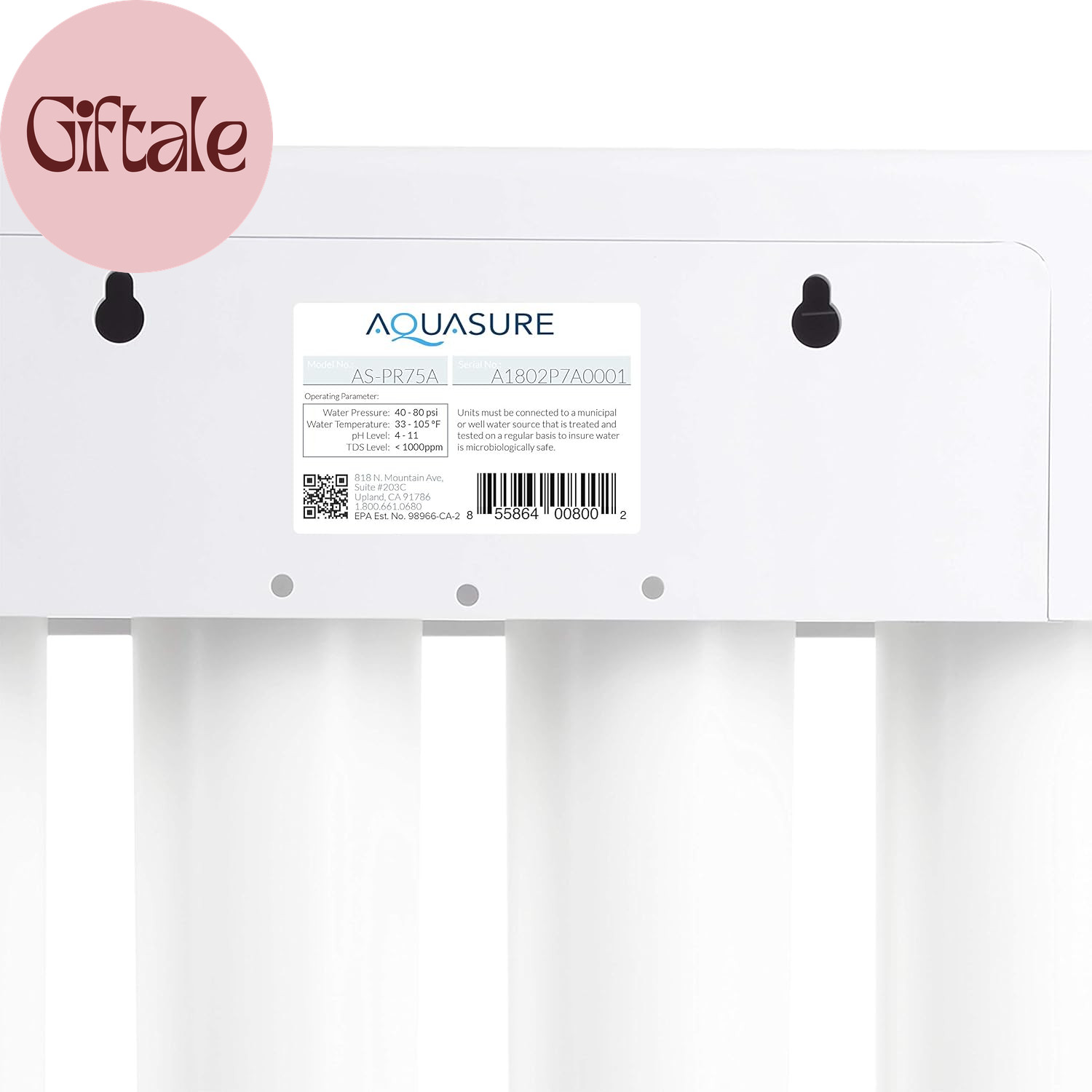 64,000 Grains Whole House Water Filter Bundle with Automatic Digital Metered Con