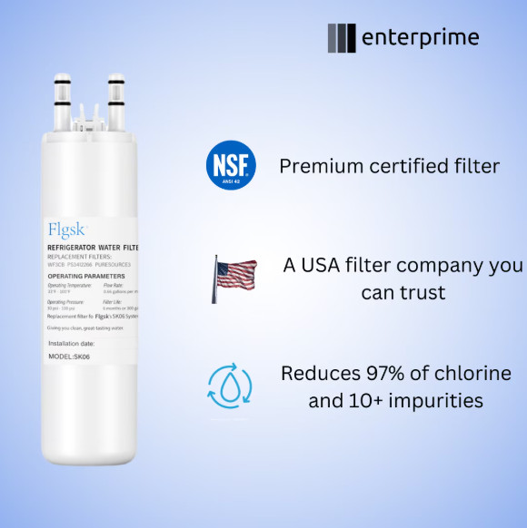4 Pack for Frigidaire WF3CB, Pure Source 3, WF425, 706465 Water Filter Replaceme