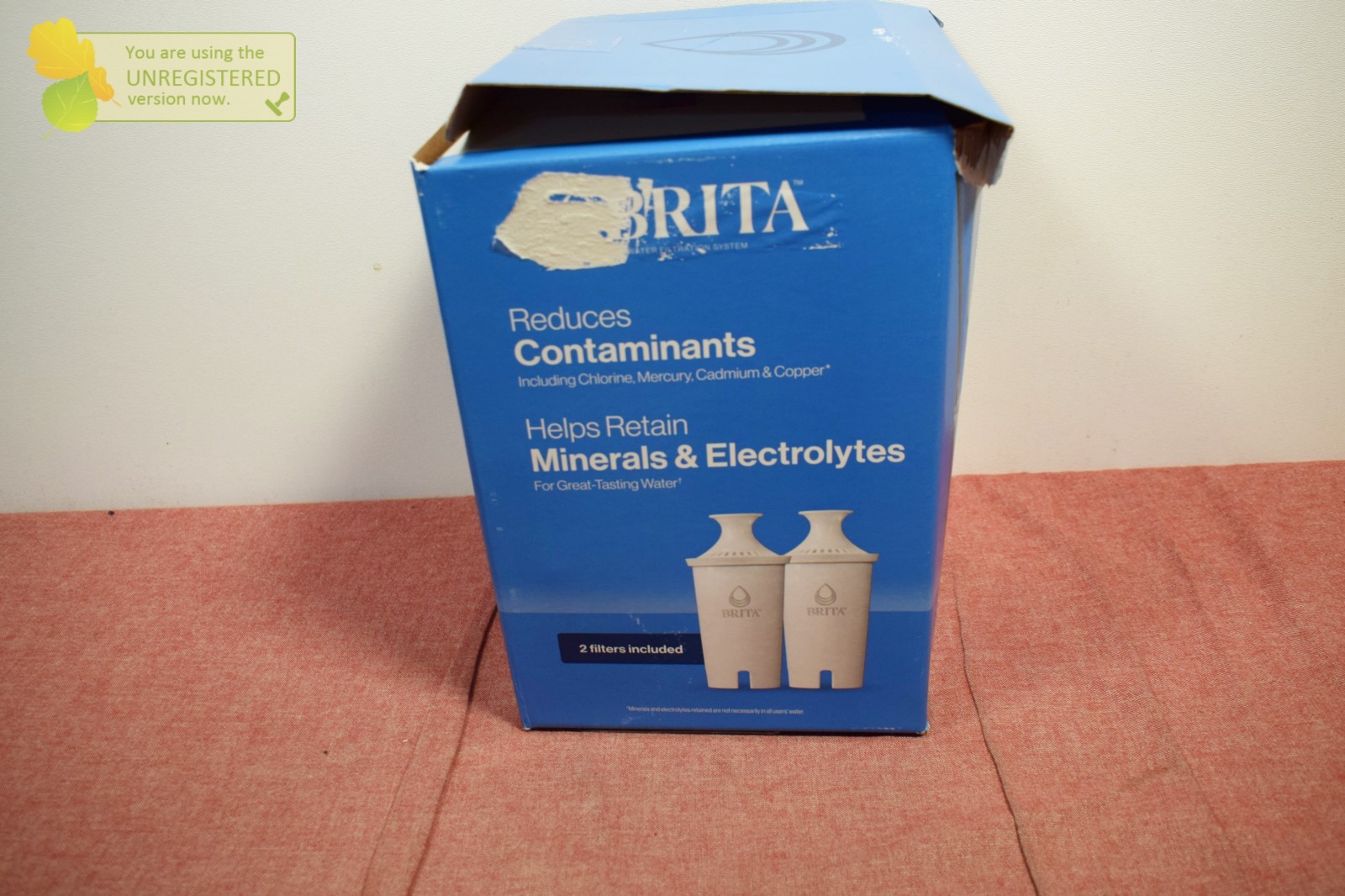 Brita Water Filter System Original 10 Cup Capacity Pitcher + 1 Filter