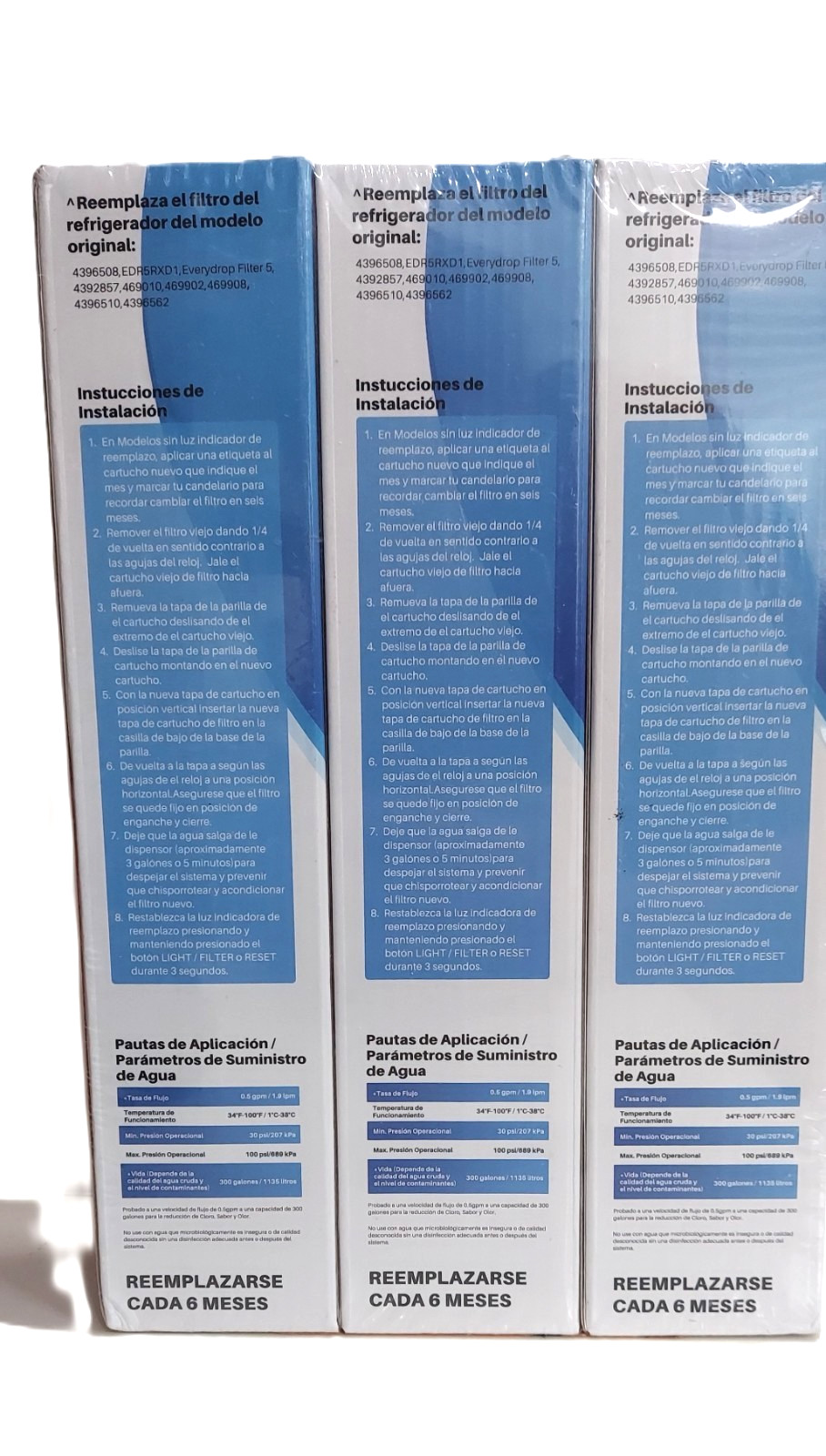 ICEPURE RWF0500A Refrigerator Water Filter Replace Everydrop Filter 5+ BPA free