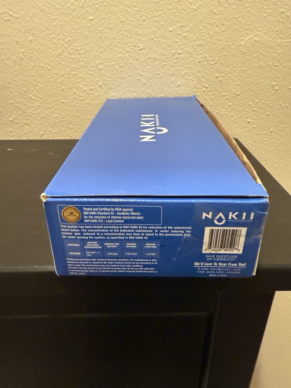 Nakii Water Pitcher Replacement Filter for NFP-100, 3 Count New Open Box