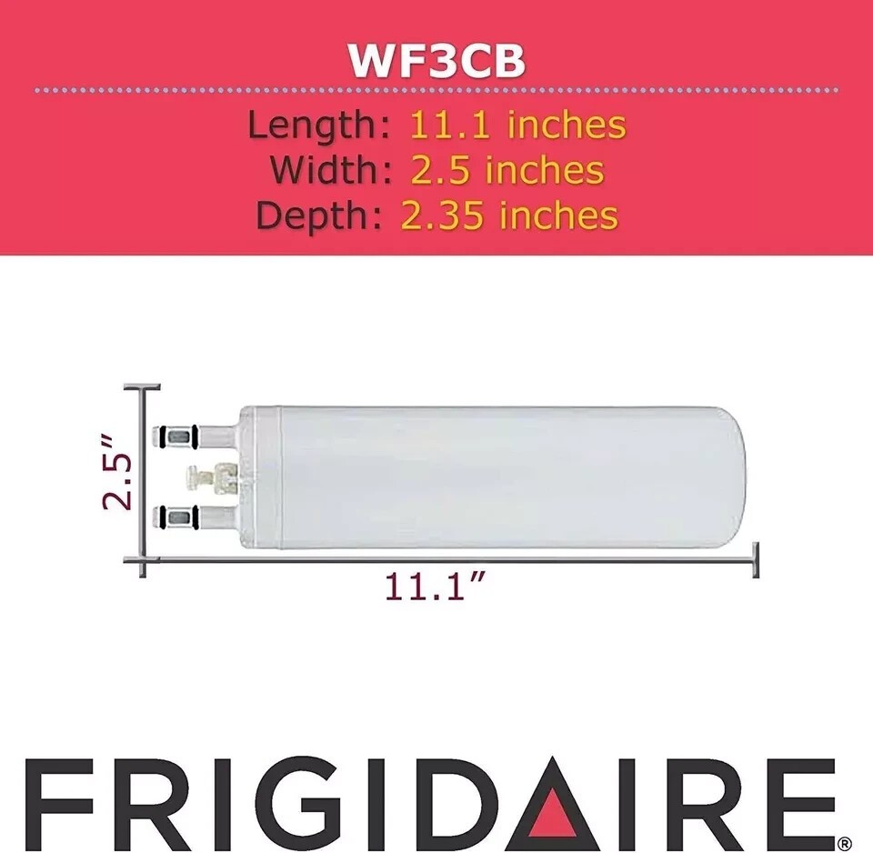 3 PACK NEW For Frigidaire WF3CB Refrigerator PureSource 3 Water & Ice Filter