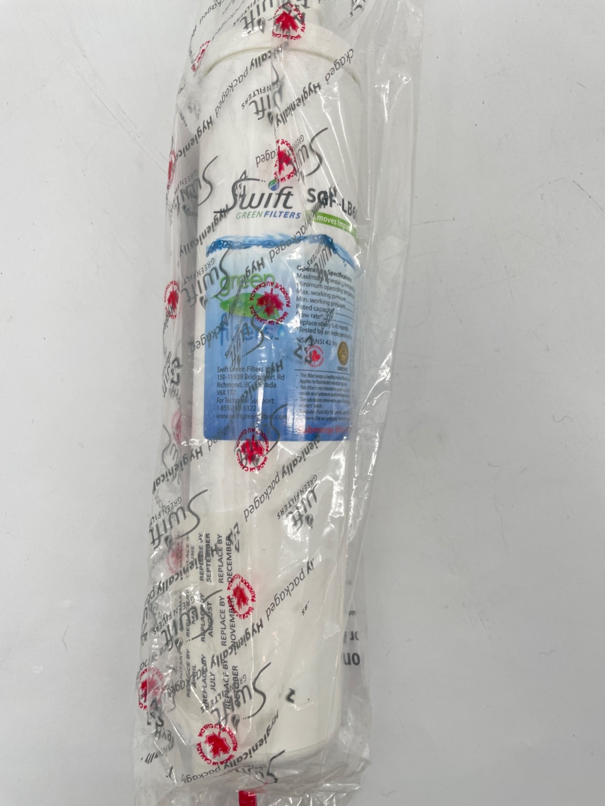 Refrigerator Royal Pure Filters Swift Green Filters Swift Sgf-Lb60