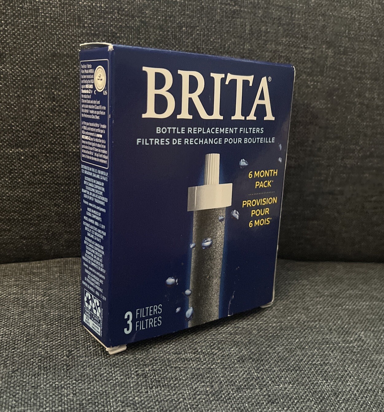 BRITA Bottle Replacement Filters 3 Filters 6 Months Pack (BRAND NEW)