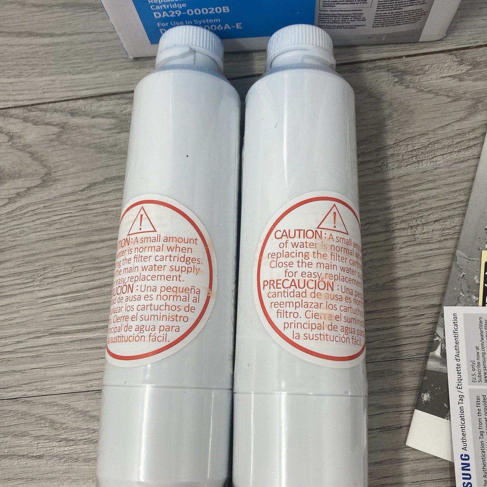 2 Pack Of Samsung HAF-CIN-3P/EXP Ice & Water Refrigerator Filters (Missing 1)