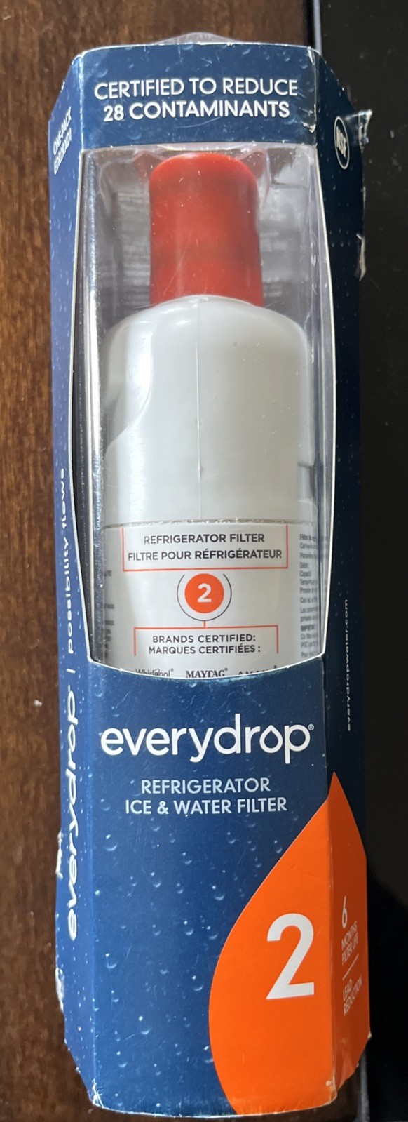 EveryDrop Ice & Water Refrigerator Filter Number 2