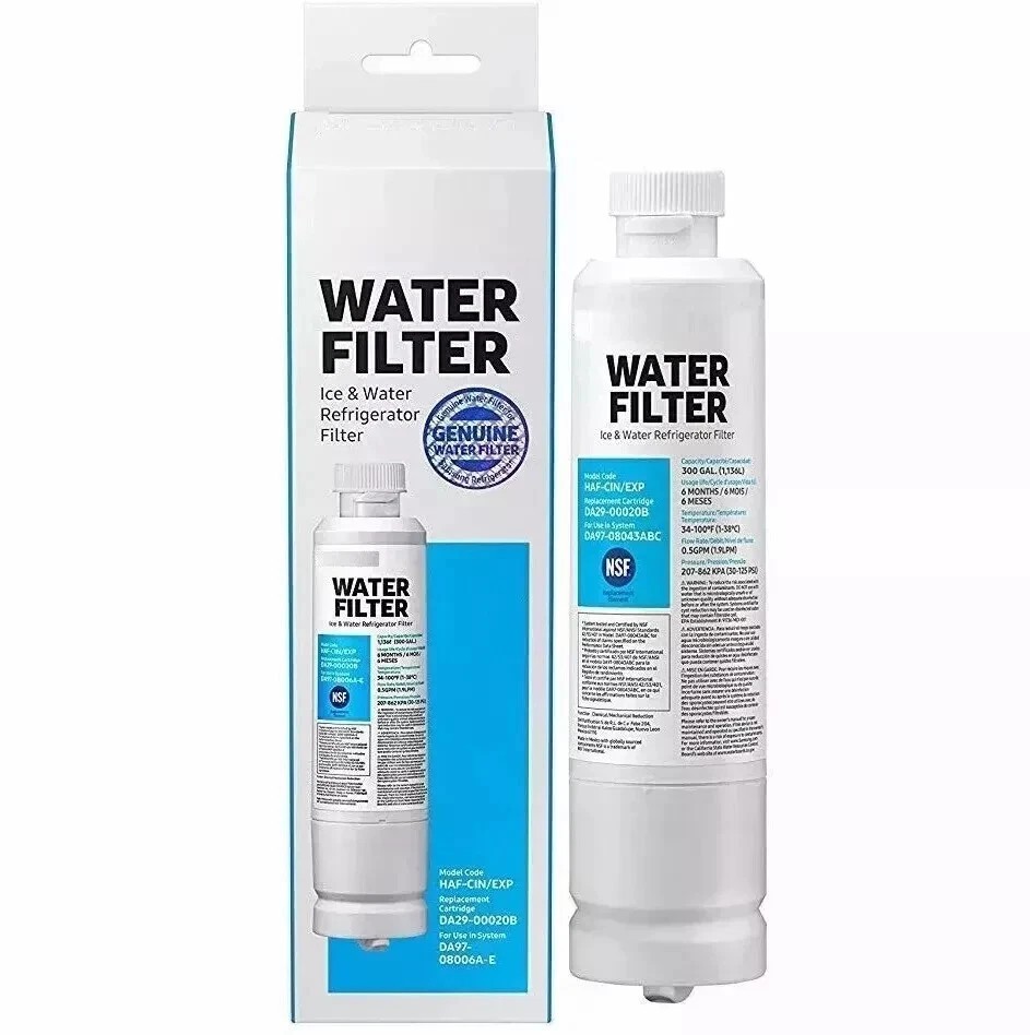 1 Pack Samsung HAF-CIN/EXP Water Filters Replacement Cartridge DA29-00020B US