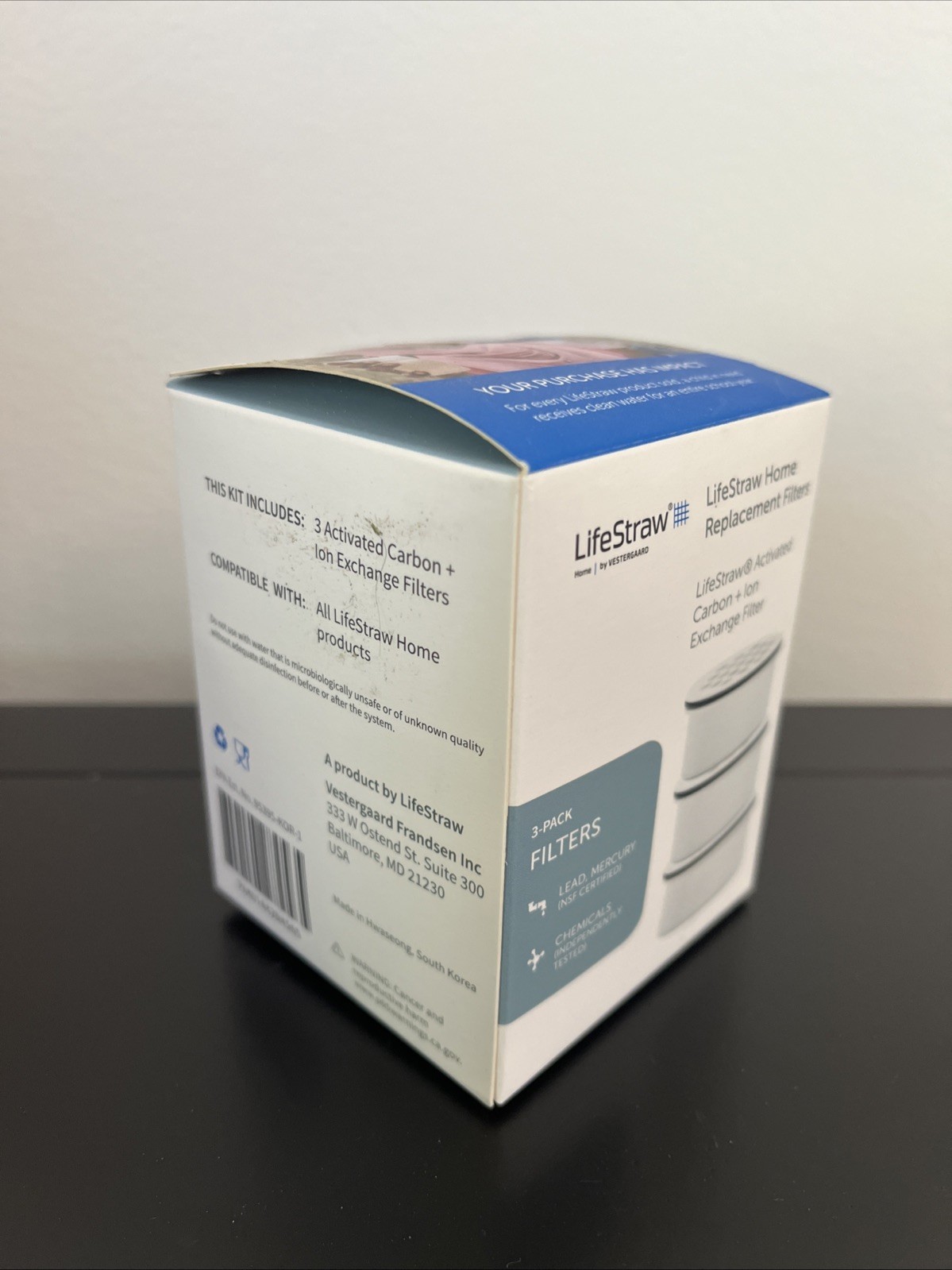 LifeStraw Home Replacement Filters Activated Carbon + Ion Exchange Filter