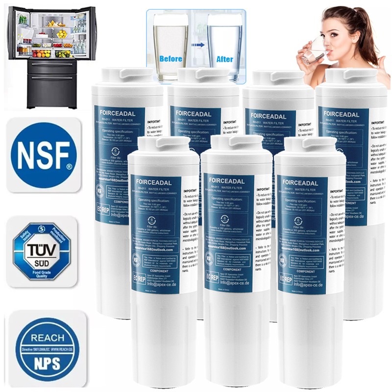 6-4-1Pcs Replacement Water Filter for Maytag UKF8001 UKF9001 469006 Refrigerator