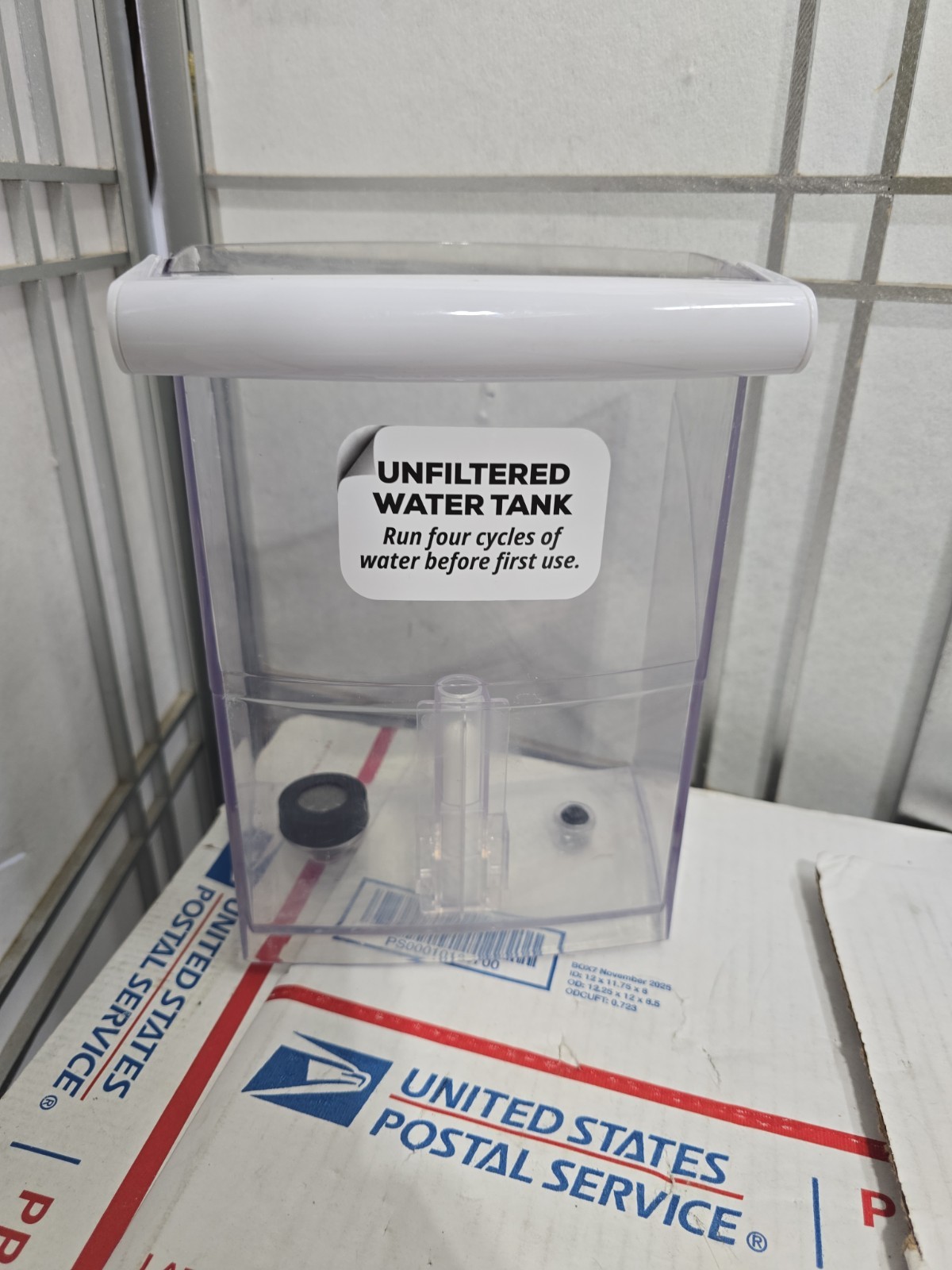 AQUATRU Carafe Countertop RO REPLACEMENT UNFILTERED WATER TANK